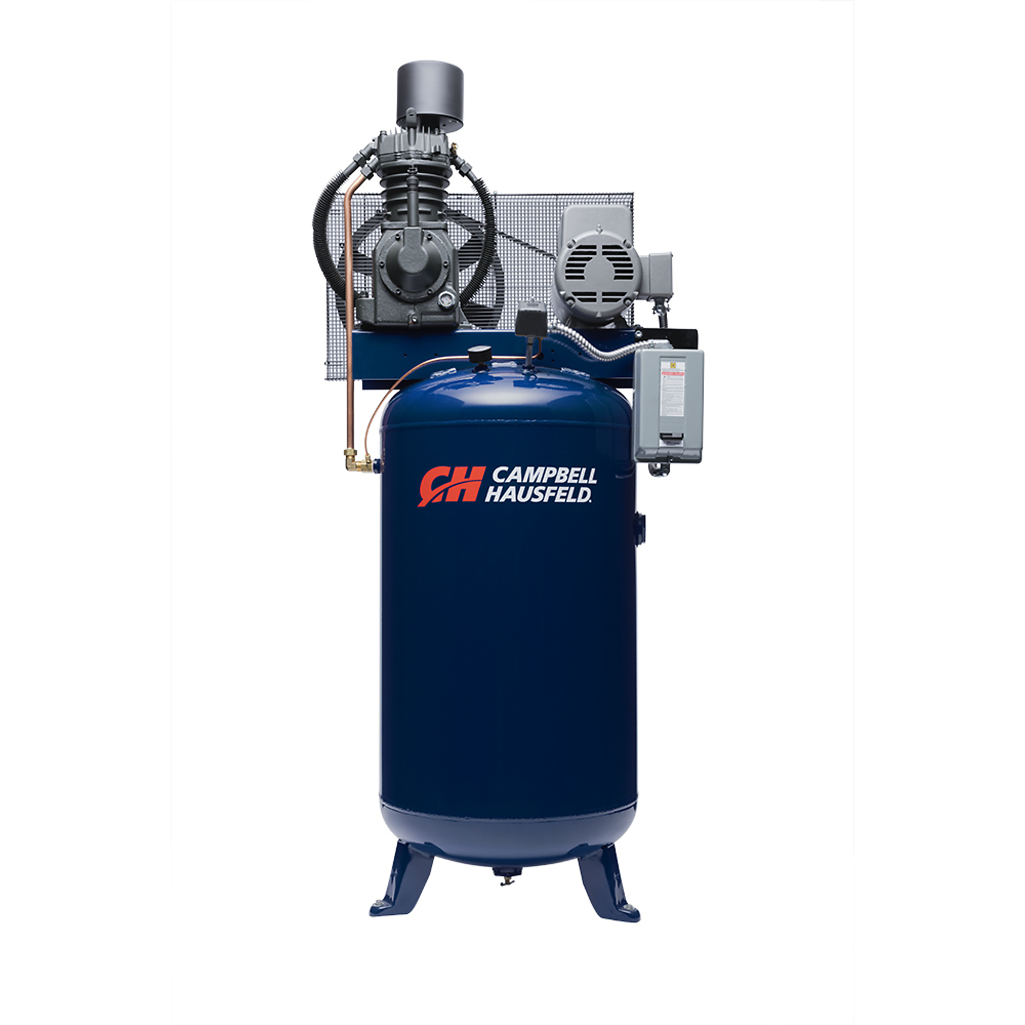 Campbell Hausfeld Vertical Stationary Electric Air Compressor, 80 Gallon, 7.5HP, 1-Phase, Model# TF211201AJ